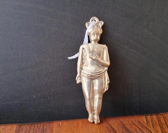 Sterling Silver Ex Voto of a Child Offering Marked 925 Italy