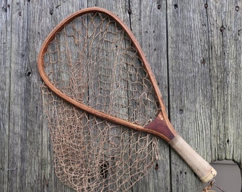 Vintage fly fishing net 