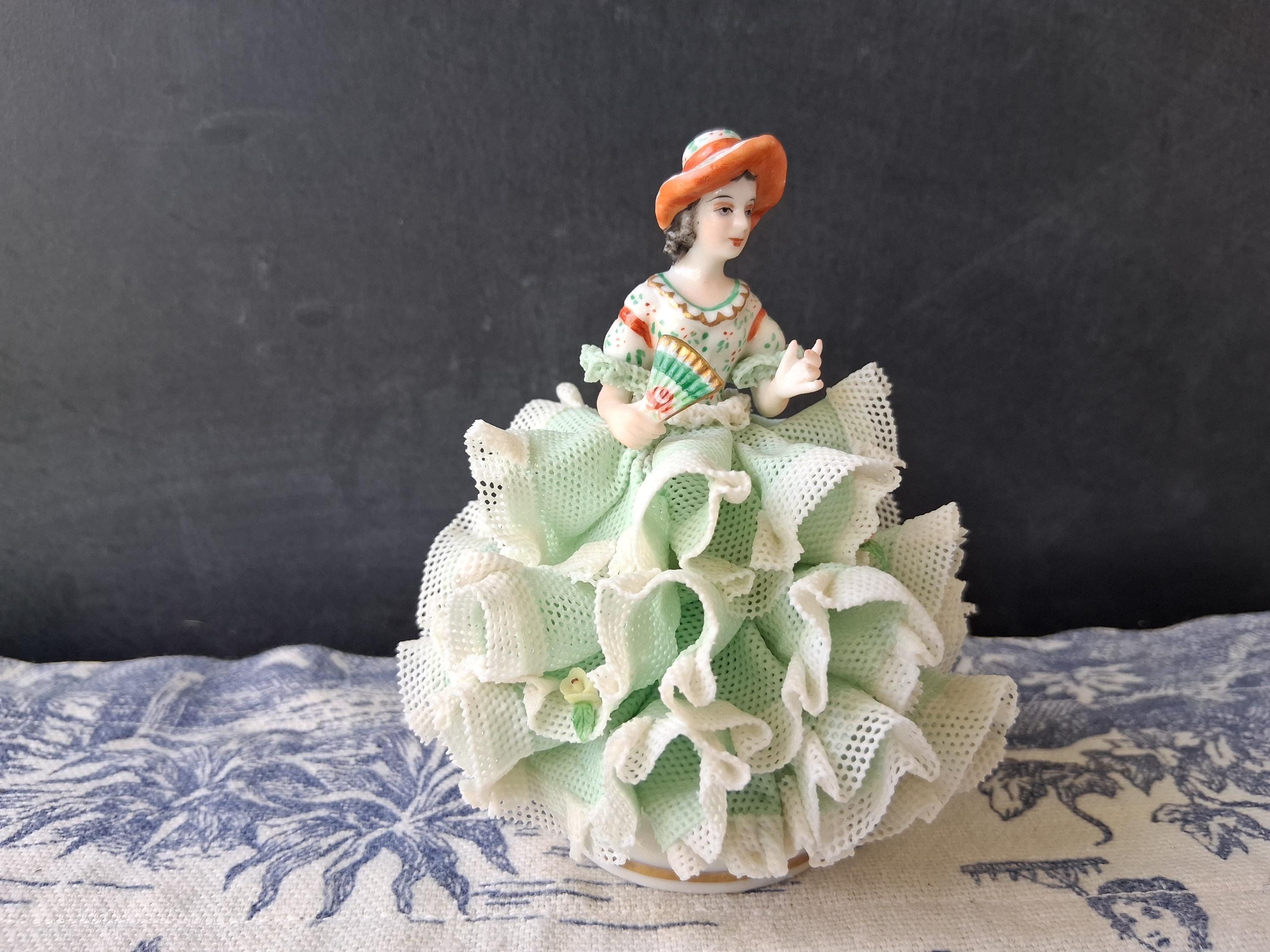 Irish dresden porcelain figurine - Etsy 日本