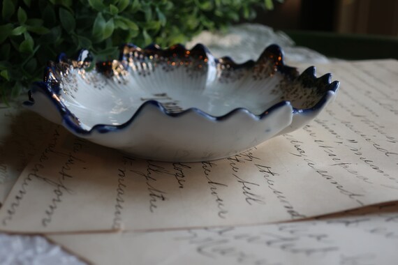Antique Souvenir Trinket Dish from Des Moines, Io… - image 6