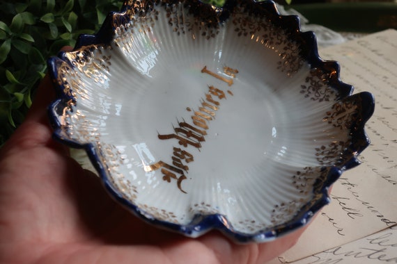 Antique Souvenir Trinket Dish from Des Moines, Io… - image 3