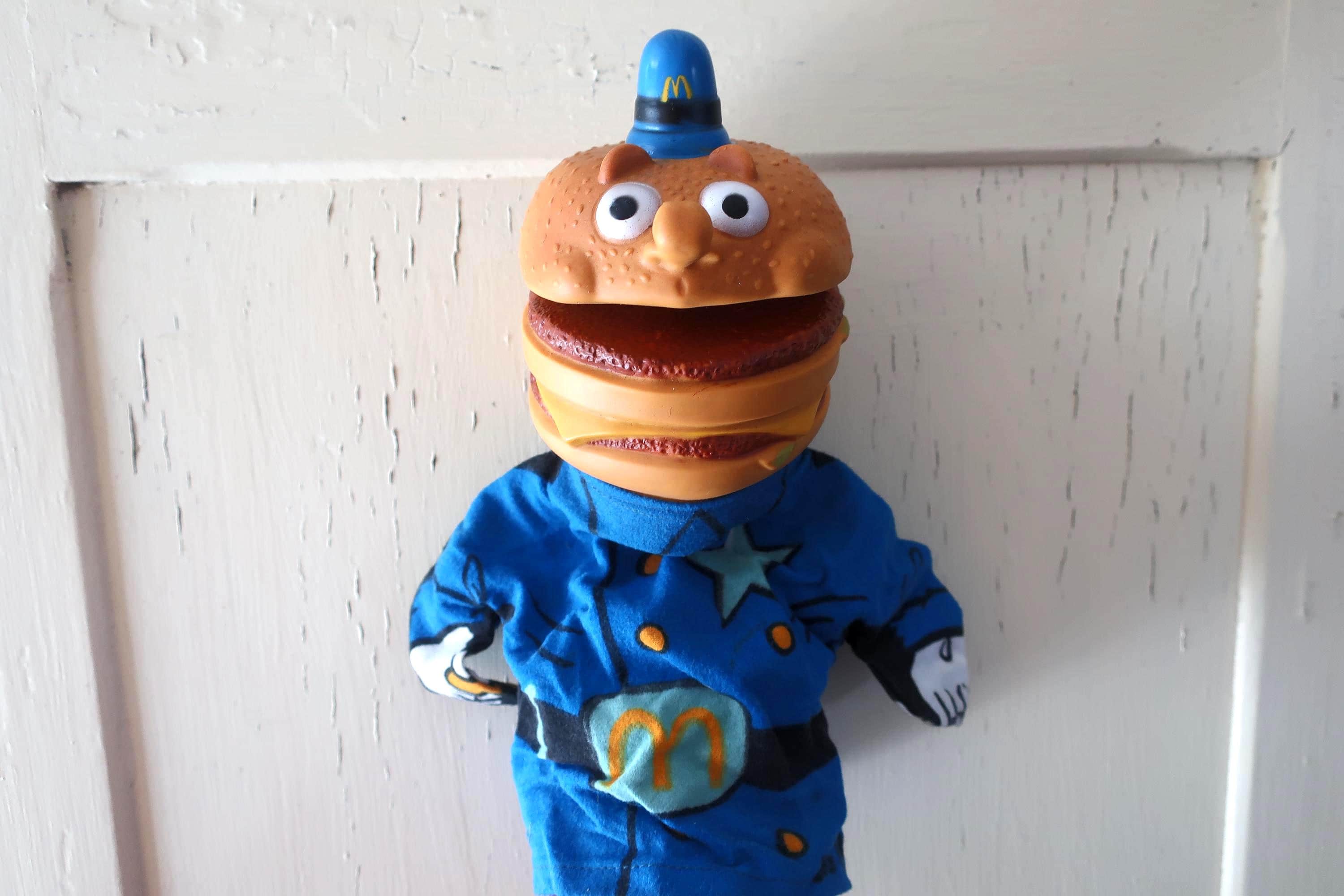 Rare Vintage Officer Big Mac Hand Puppet 1973 Mcdonald's 11