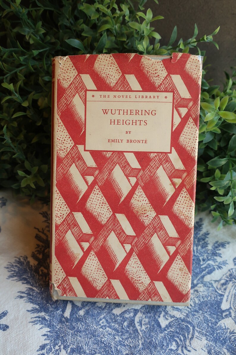 Vintage Book Wuthering Heights by Emily Bronte The Novel Library 1950 Literary Classic image 1