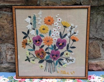 Crewel Art - Etsy Crewel Art - Etsy
