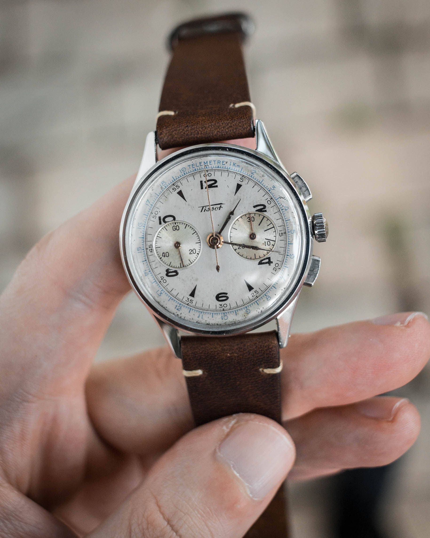 Vintage Tissot Chronograph mens watch vintage swiss watch Etsy