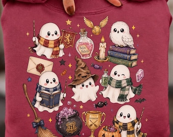 Wizard Ghost Png, Fantastic Ghost Shirt, Wizard World Png, Halloween Ghost Tshirt, Magic Graphic Shirt, Digital Download