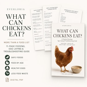 What Can Chickens Eat? Printable Feeding Guide PDF for Safe Foods, Egg Laying & Backyard Flocks