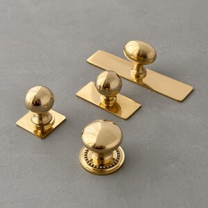 Brass Backplates for Knobs