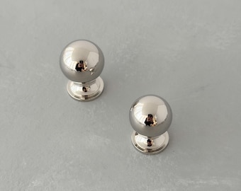 Polished Nickel Pedestal Ball Knob ISLINGTON