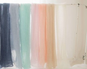 Newborn mohair wrap Knit mohair wrap Newborn photo prop Knit baby wrap Newborn wrap photo prop 40+ colours Mohair wrap Newborn photography