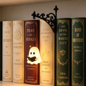 Vintage Library Lantern Bookshelf Light, Hanging Mini LED Book Nook Lamp, Bookshelf Tabletop Decor, Perfect BookTok Gift for Readers