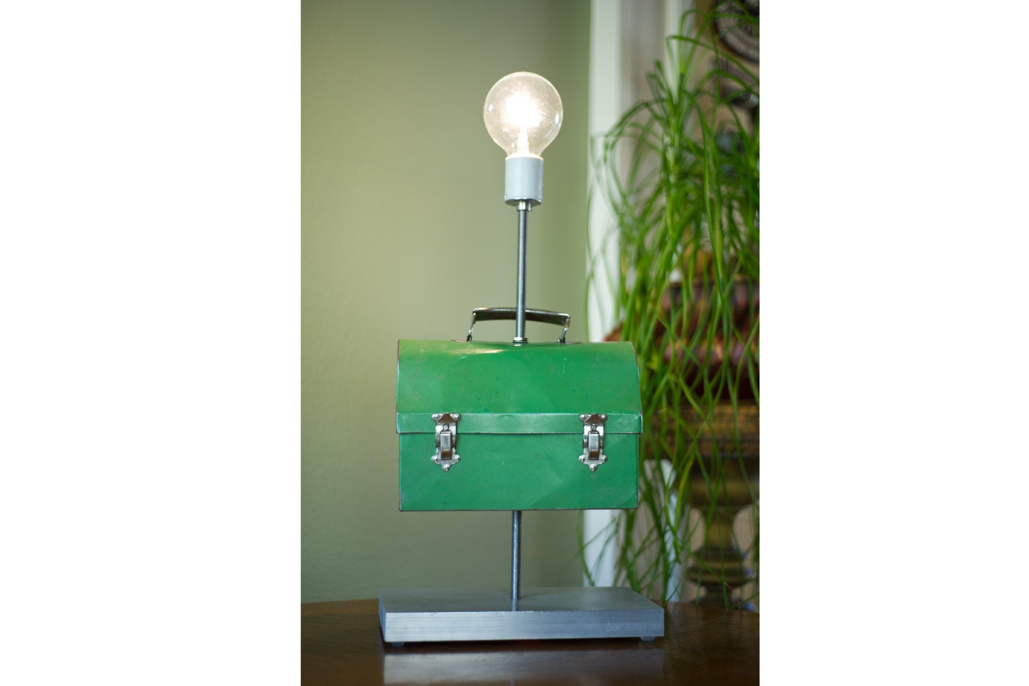 Vintage Elementary School Lunchbox Table Lamp Etsy