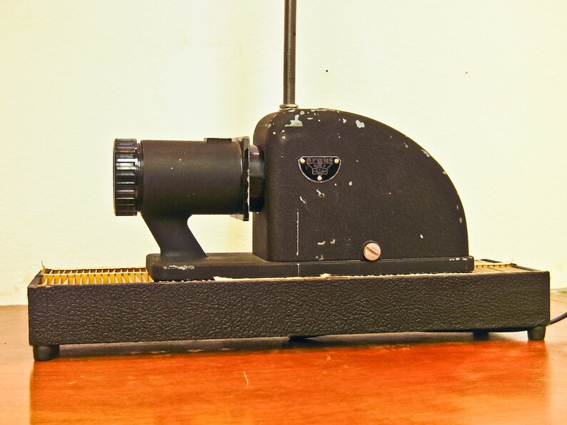 Vintage Slide Projector Table Lamp Etsy
