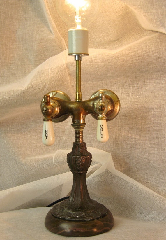 Reimagined Vintage Victorian Table Lamp Etsy
