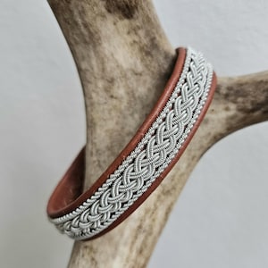 Lapland Sami-armband, rendierleer, op maat gemaakt
