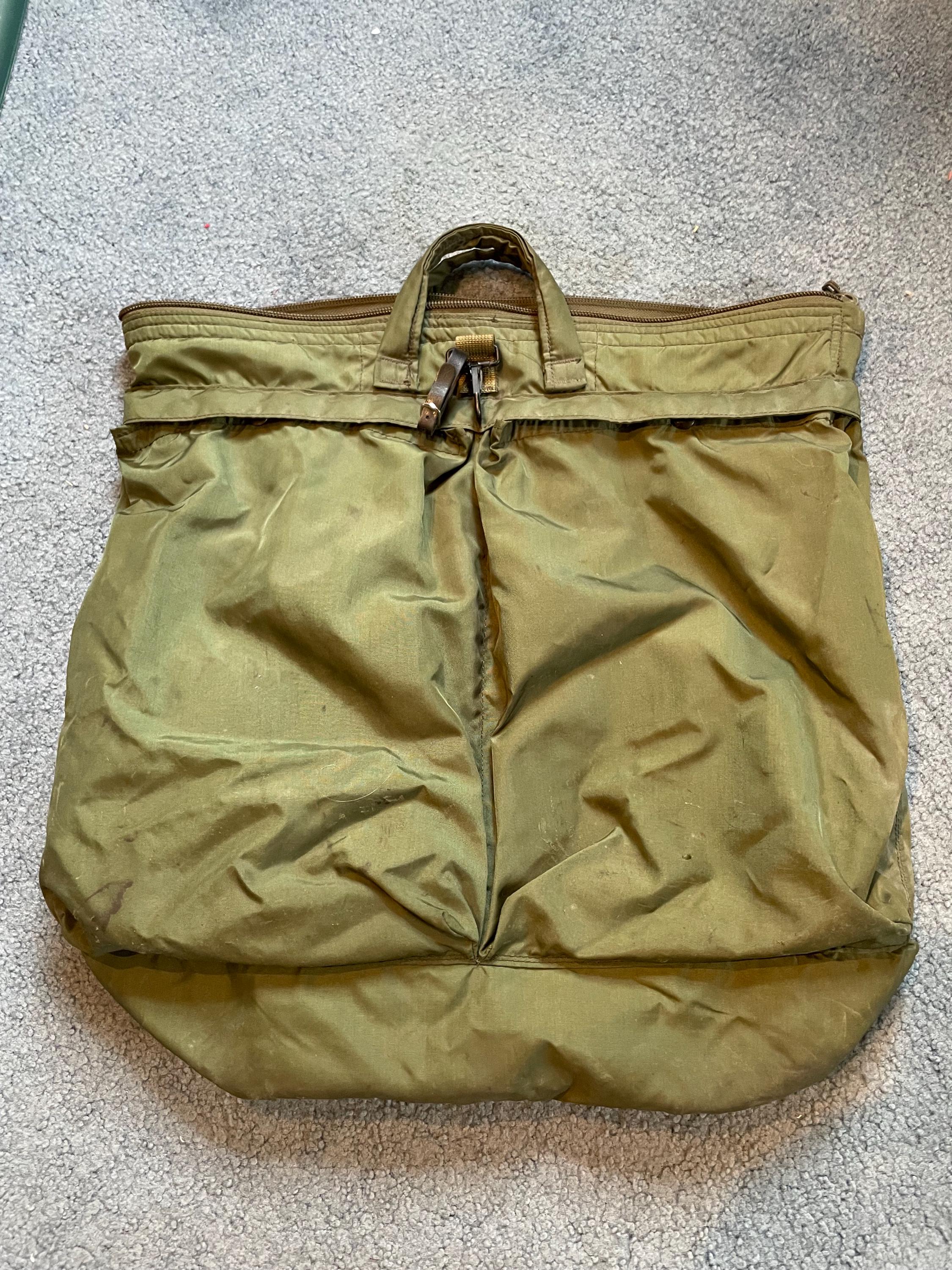 Vintage Flight Helmet Bag - Etsy
