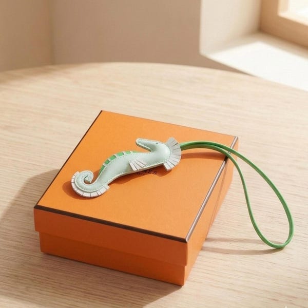 Seahorse Bag Charm | Handbag Pendant | Designer-Inspired Purse Accessory