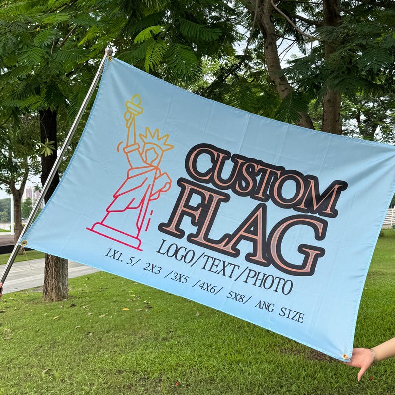 Custom Birthday Flag / Banner, Personalized Birthday Party Flag, Custom ...