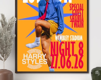 Harry Styles "Together Together" London Wembley Night 8 Poster
