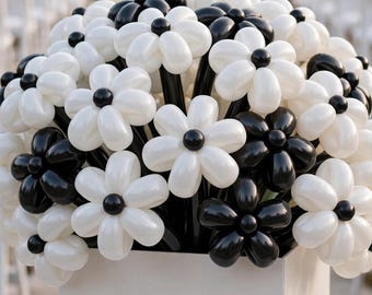 Balloon Flower Party Favors, Floral Balloon Box, One Stem per Guest, Birthday, Wedding, Baby Shower, Halloween, Christmas