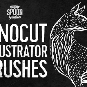 Penselen voor linoleum- en houtsnede-illustratoren