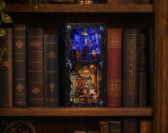 Kit para crear un rincón de lectura DIY - Colección de monstruos - Rompecabezas de madera 3D con luz