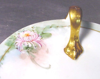 Stunning GIFT  Limoges Handled Lemon Server Dish Tressemanes Vogt