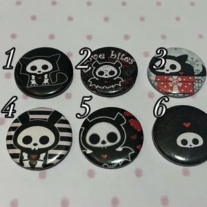 スケラニマルズ 37mm ボタンバッジ／ピンバッジ