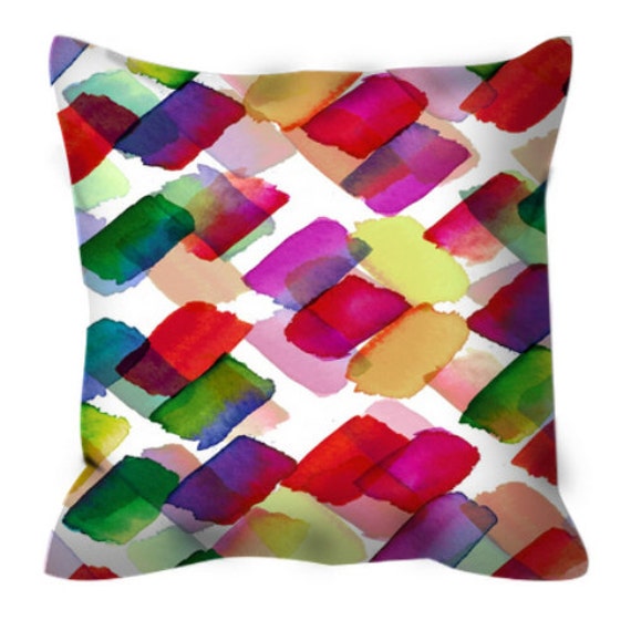 Strokes Of Genius 2 Rainbow Polka Dot Pattern Art Suede Throw Etsy