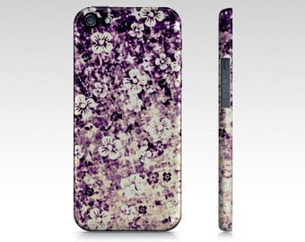 FLOWER POWER in Midnight Violet Floral iPhone 13 Pro Max Case iPhone 12 iPhone 11 Samsung Galaxy S20 S21 Note Case Purple Flowers Ombre Art