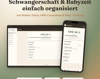 Baby Companion | Pregnancy Companion | Birth Preparation | Tracker | Name Finder | Digital Download | Pregnancy Plan