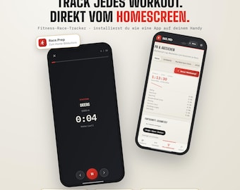 Fitness Race Prep | Hyrox Pro | ATHX | Gymrace | CrossX | Gym | Workout Timer | PR & Wettkampf Log | Fitness App | Fitness Tracker | Tool
