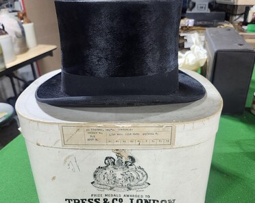 Tress & Co. London シルクハット　アンティーク　ビンテージ Tress & Co. London シルクハット アンティーク ビンテージ Antique