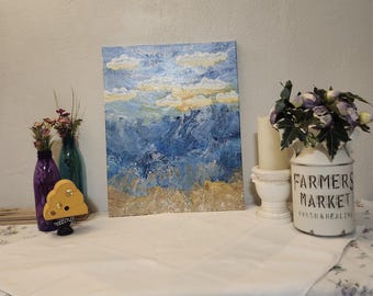 Acrylic flow paintings