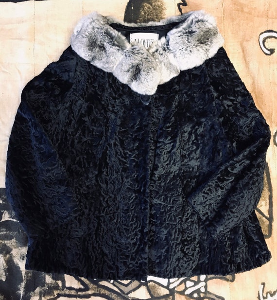 Faux Fur/Fur Collar Coat