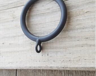 29 Wooden and plastic rings for Curtain clips set of mismatched white Vintage Retro made in Europe rustic craft supply assorted brown