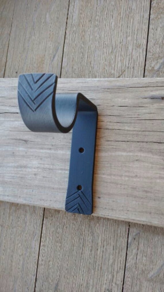 Sb205 Western Style Forged Bracket Wood Pole Iron Bracket Etsy