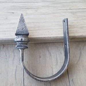 Medieval Style Wrought Iron Drapery Tiebacks, Unique Design (1-pair ...