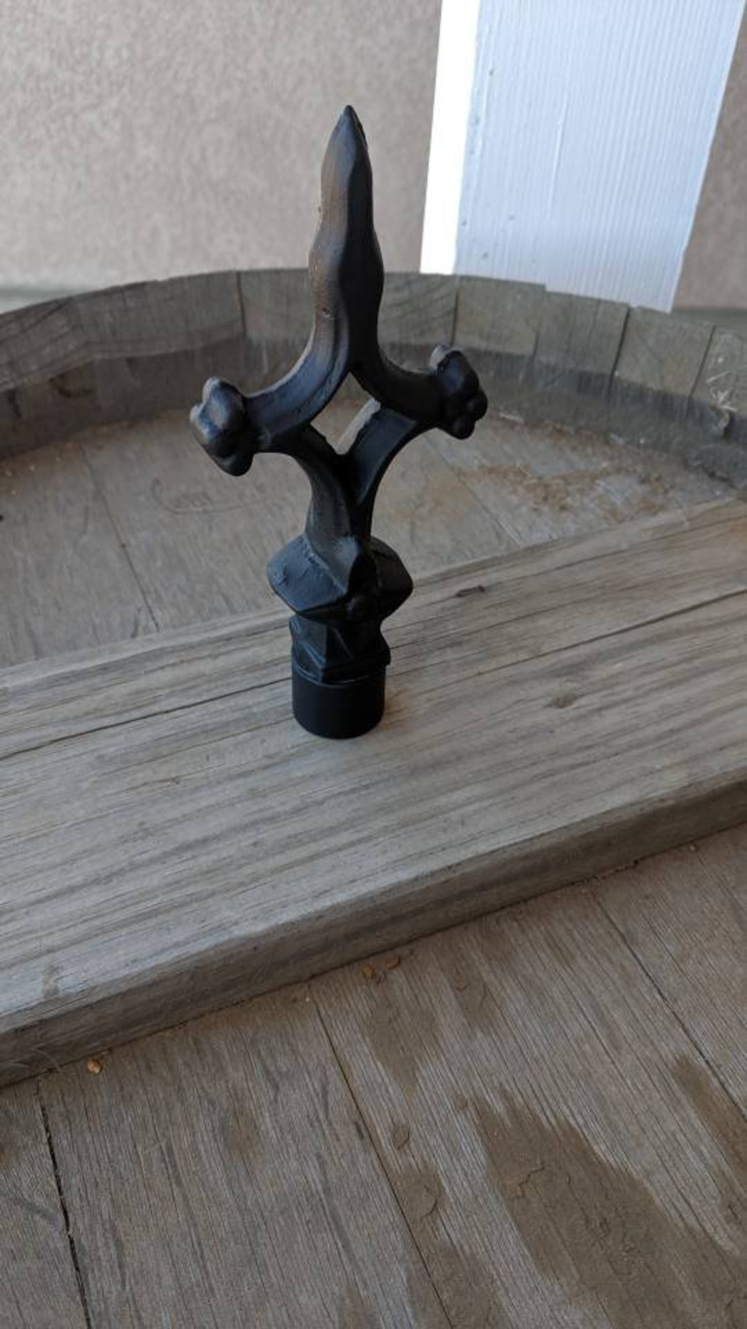 Custom Finials SF41 Finials, 1-ea Large Elegant Drapery Rod Finials, Decorative Window ...