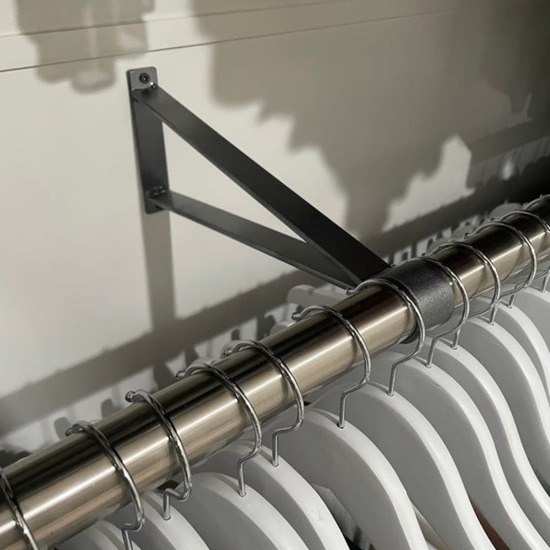 Barra Para Colgar Ropa Barra De Armario Resistente, Barra De Ropa