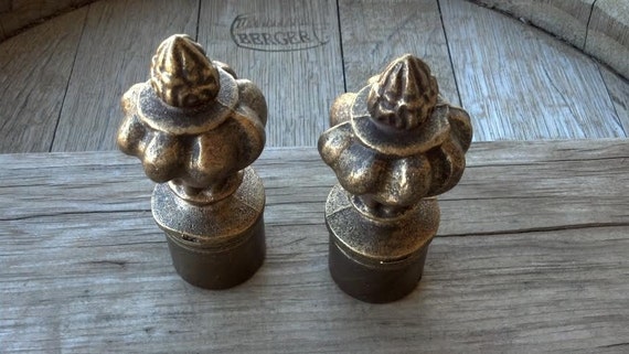 Sf66 Finials 1 Ea Large Elegant Drapery Rod Finials Etsy