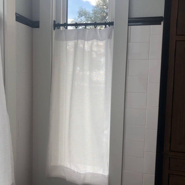 Inside Mount Cafe Curtain Rod Etsy