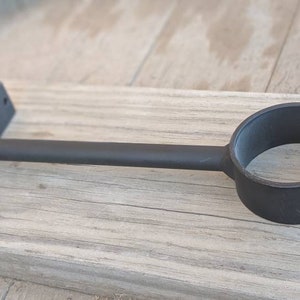 Long Projection Ceiling & Wall Bracket, 5&#39;&#39; Clearance, Single Rod Bracket, Curtain Rod Bracket(1-EA) Room Divider Bracket, Iron Drapery Rod*