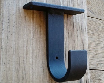 Ceiling Brackets for Round Rod, (1-Ea), Custom bracket any Projection, Modern Drapery Bracket, Heavy Duty Ceiling Mount Bracket, Curtain *