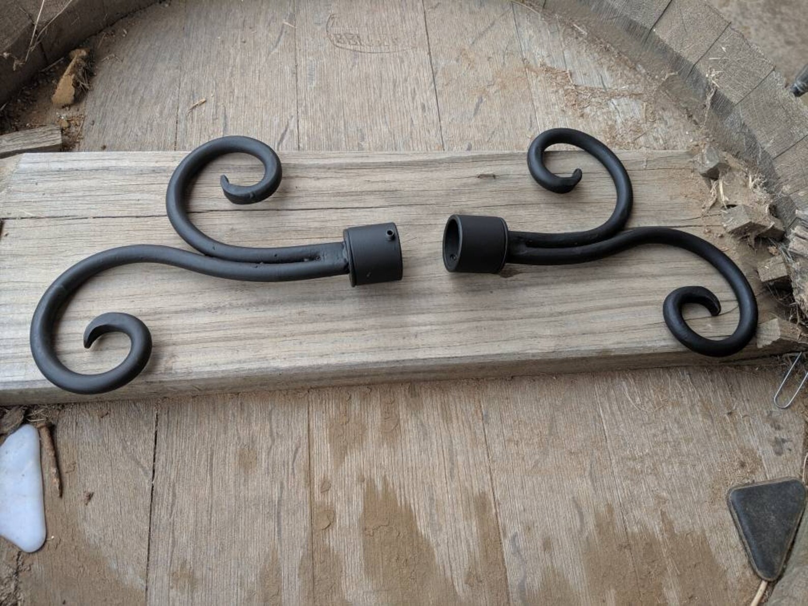 Drapery Rod Finials 1EA / PR Curtain Rod Finials Decorative Etsy