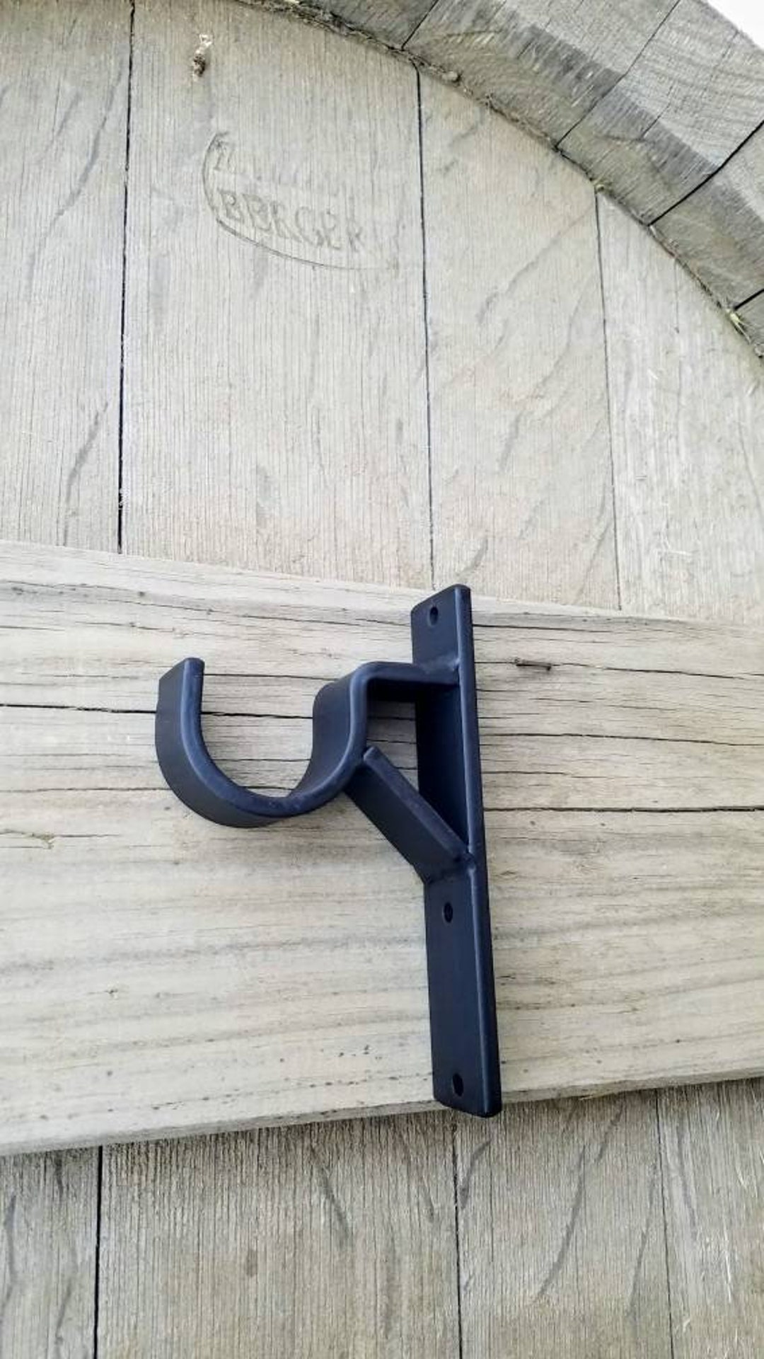 Special Heavy Duty Iron Brackets With Support With 3 Screw Holes, Wood