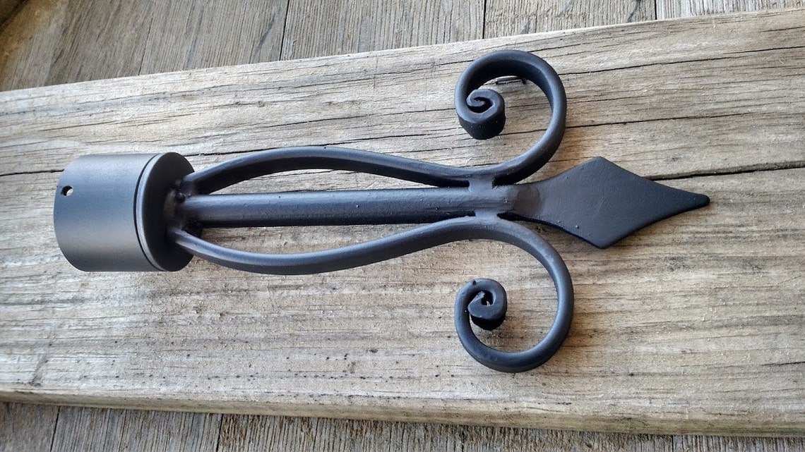 Drapery Rod Finials Curtain Rod Finials Decorative Etsy