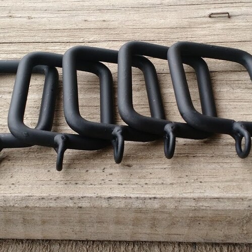 Rectangular Iron Rings Curtain Square Rod Rings Rectangular Etsy