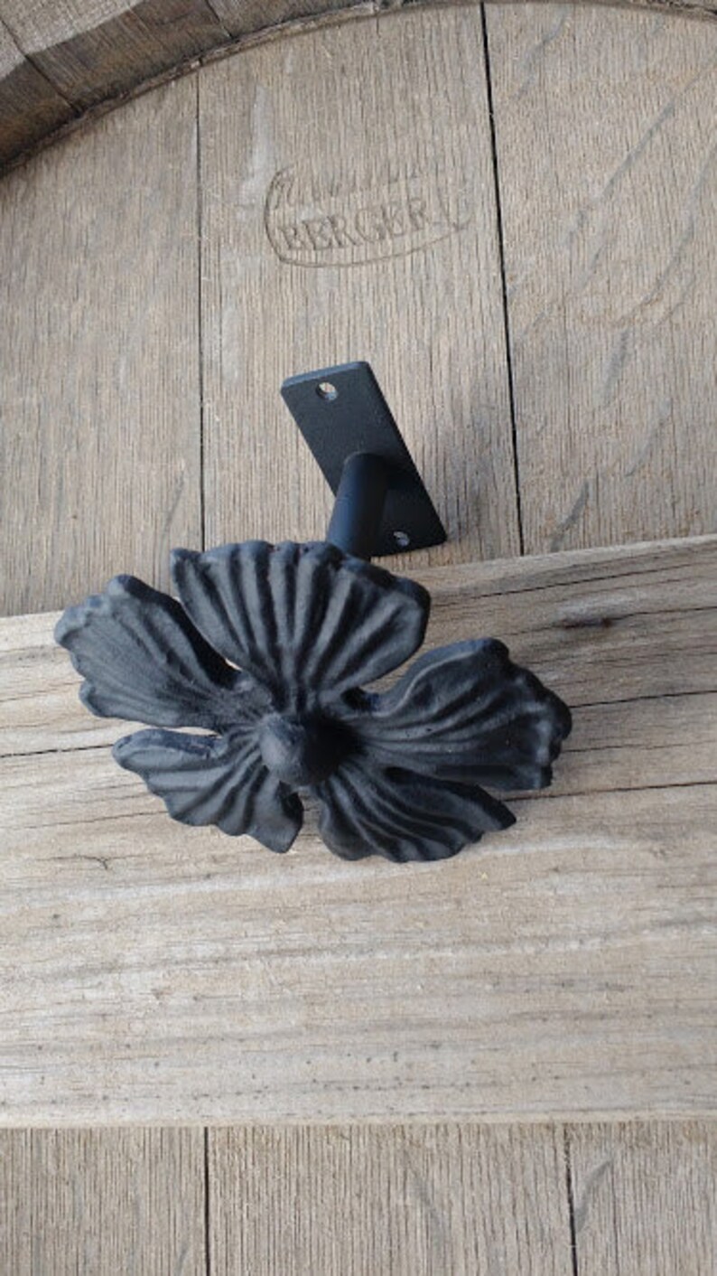 Tuscany Rustic Decor Drapery Tieback Swag Holder Flower Etsy