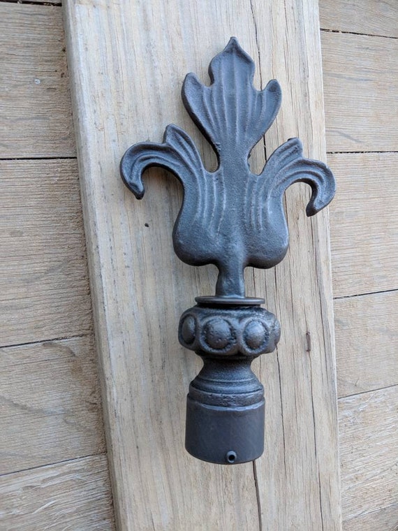 Wow Finials 1 Ea Large Elegant Drapery Rod Finials Etsy